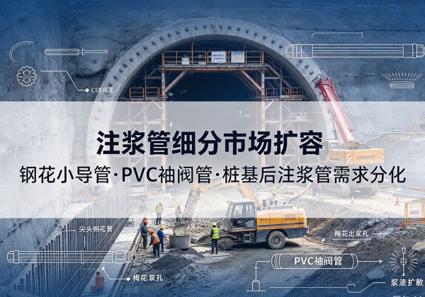 漳浦注浆管细分市场扩容，隧道钢花小导管、PVC 袖阀管、桩基后注浆管需求分化